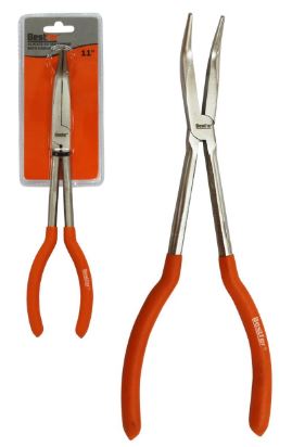 Alicate Bico Meia Cana Curvo 11” Longo