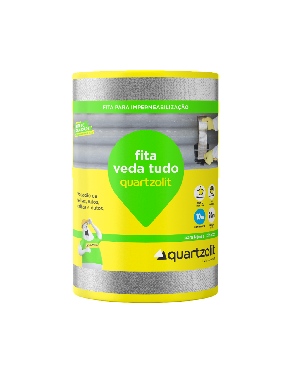 Fita Mult Uso Auto Ades 20cmx10mt 1,0mm