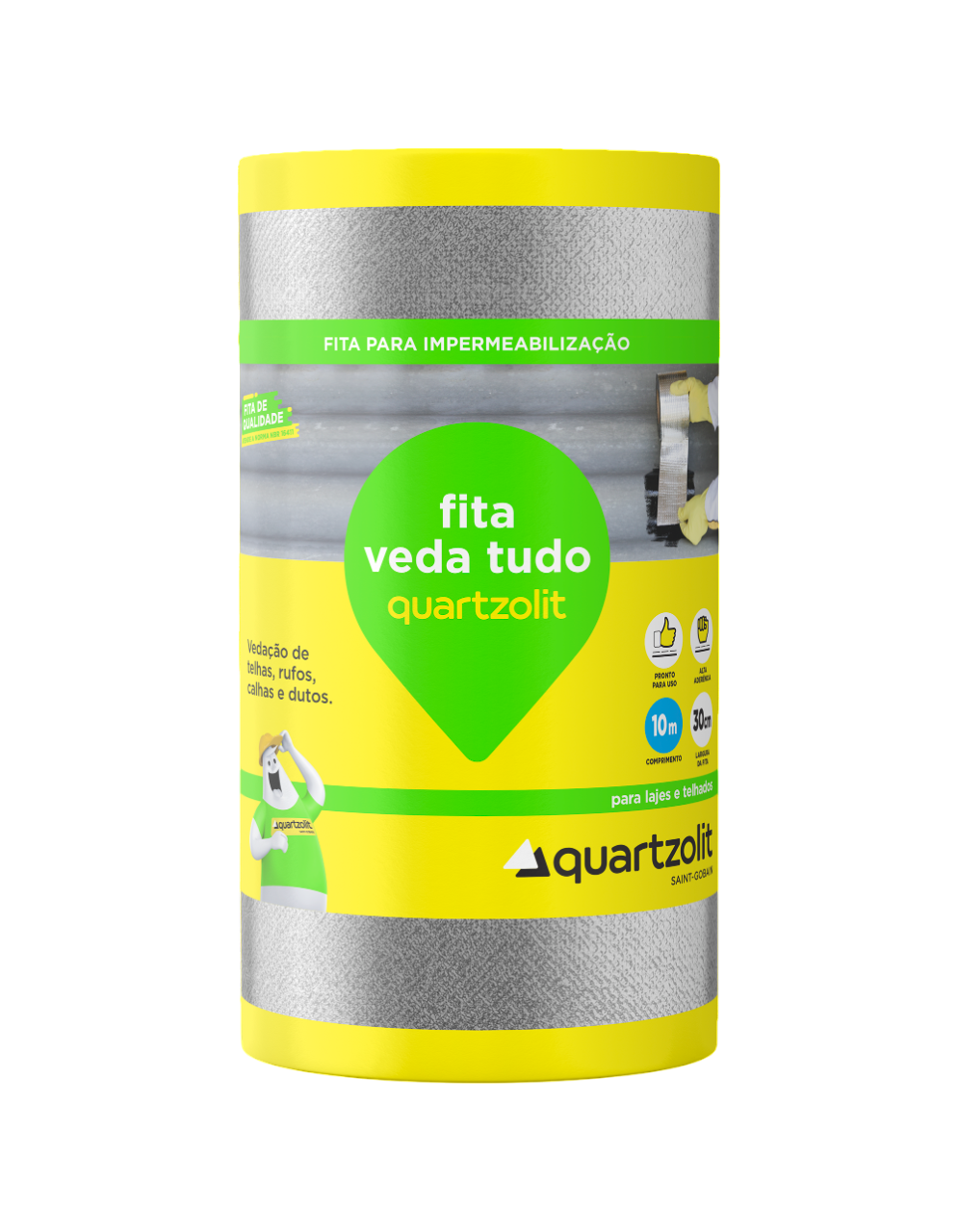 Fita Mult Uso Auto Ades 30cmx10mt 1,0mm