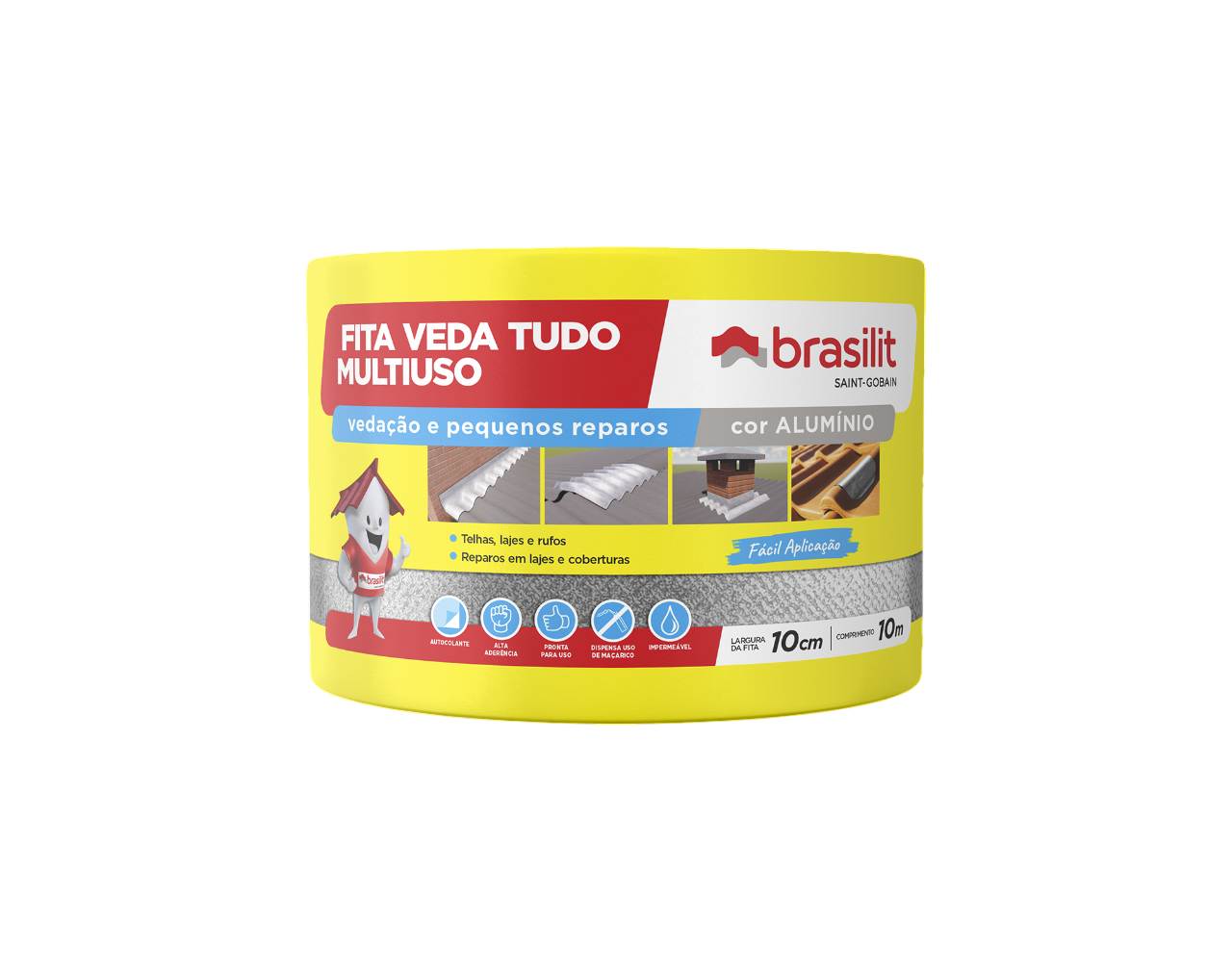 Fita Mult Uso Auto Ades 10cmx10mt