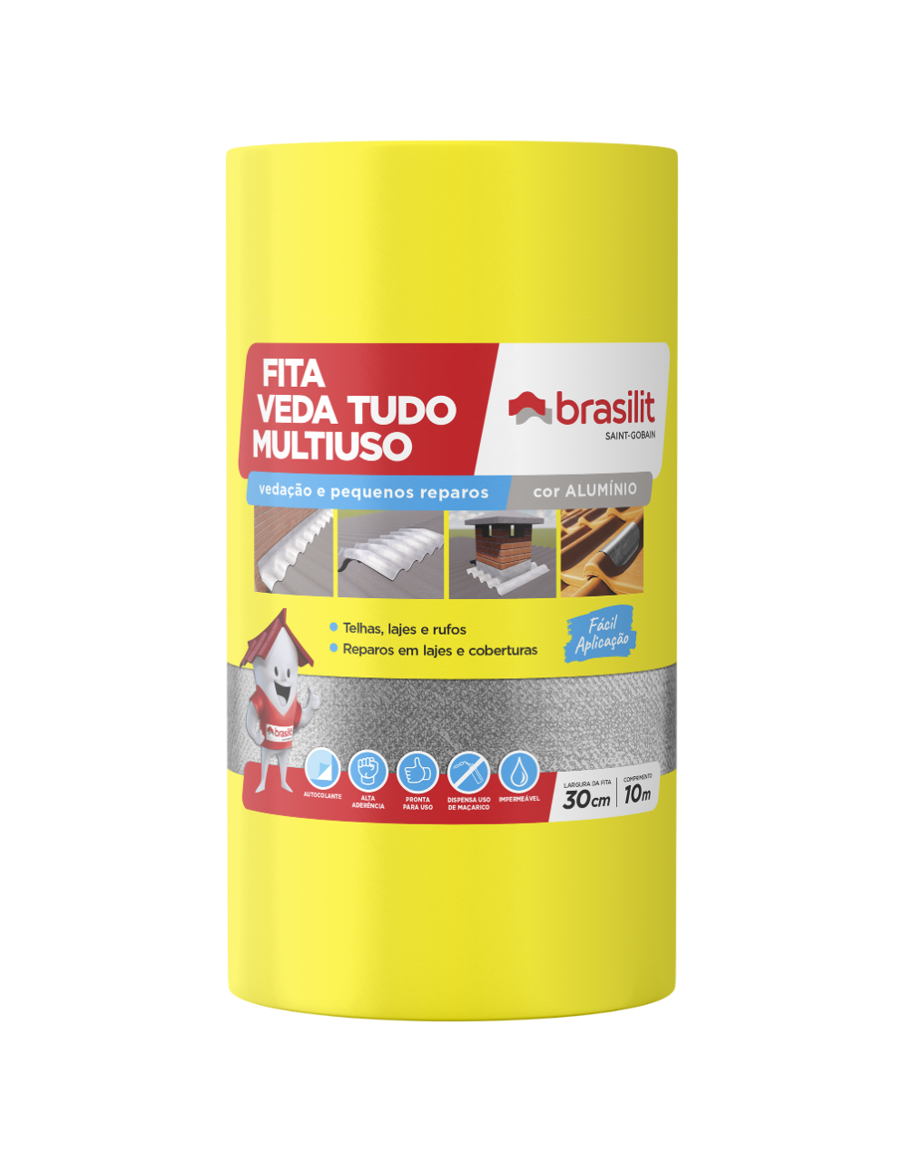 Fita Mult Uso Auto Ades 30cmx10mt