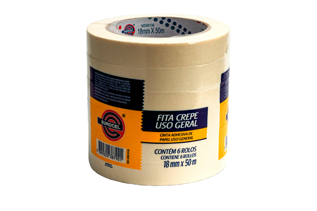 Fita Crepe 18mmx50mt 6139