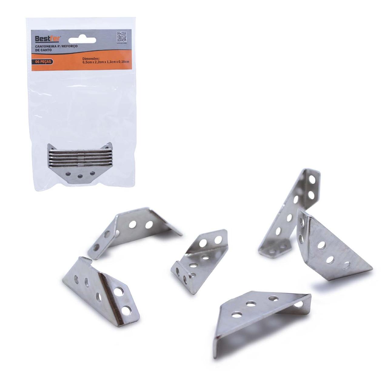 Cantoneira P/Reforco De Canto 06pc