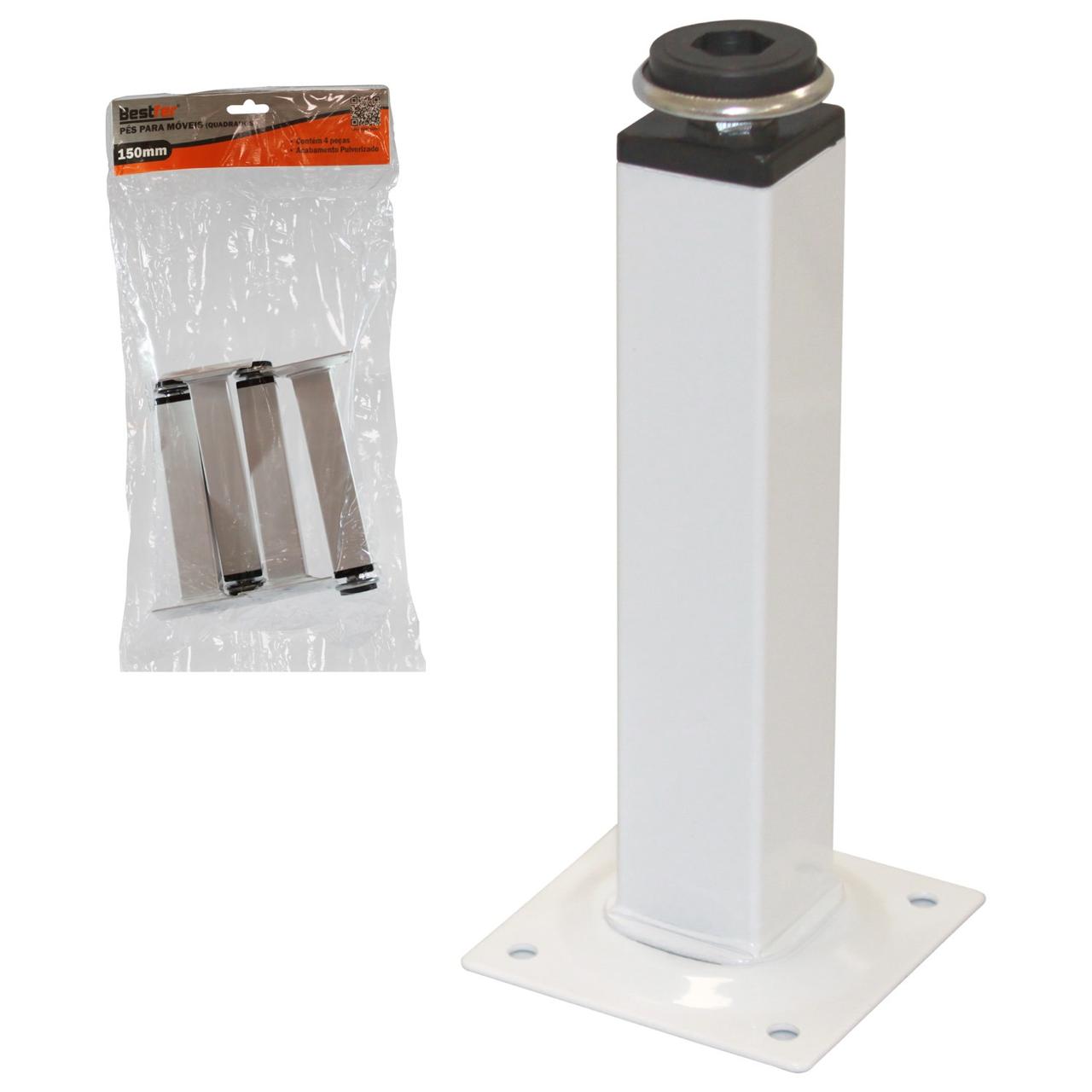 Pes P/Moveis Pp Quad Br 15cm C/04pc