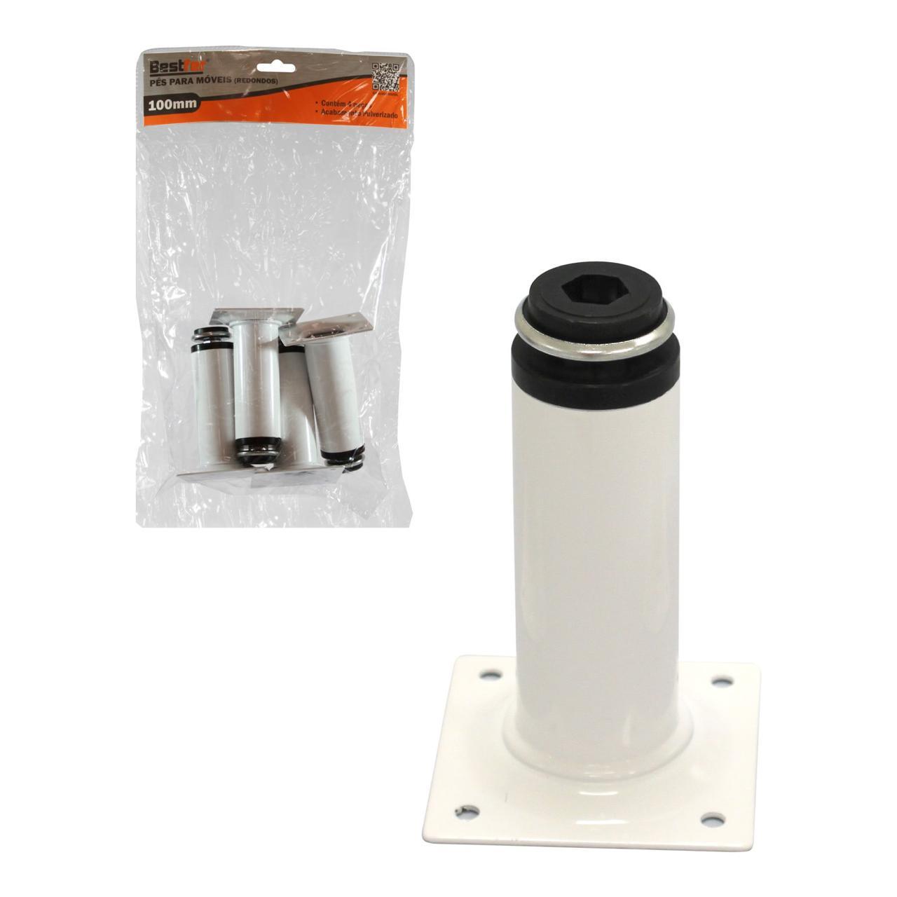 Pes P/Moveis Pp Red Br 10cm C/04pc