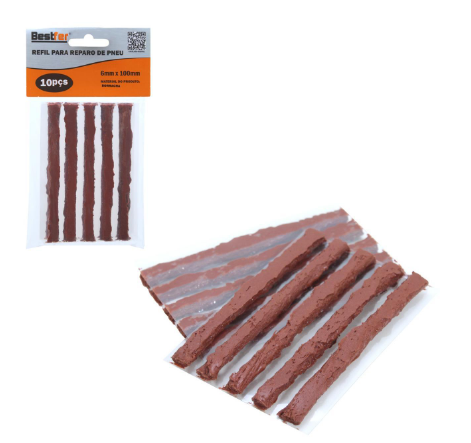 Refil P/Reparo De Pneu C/10pc