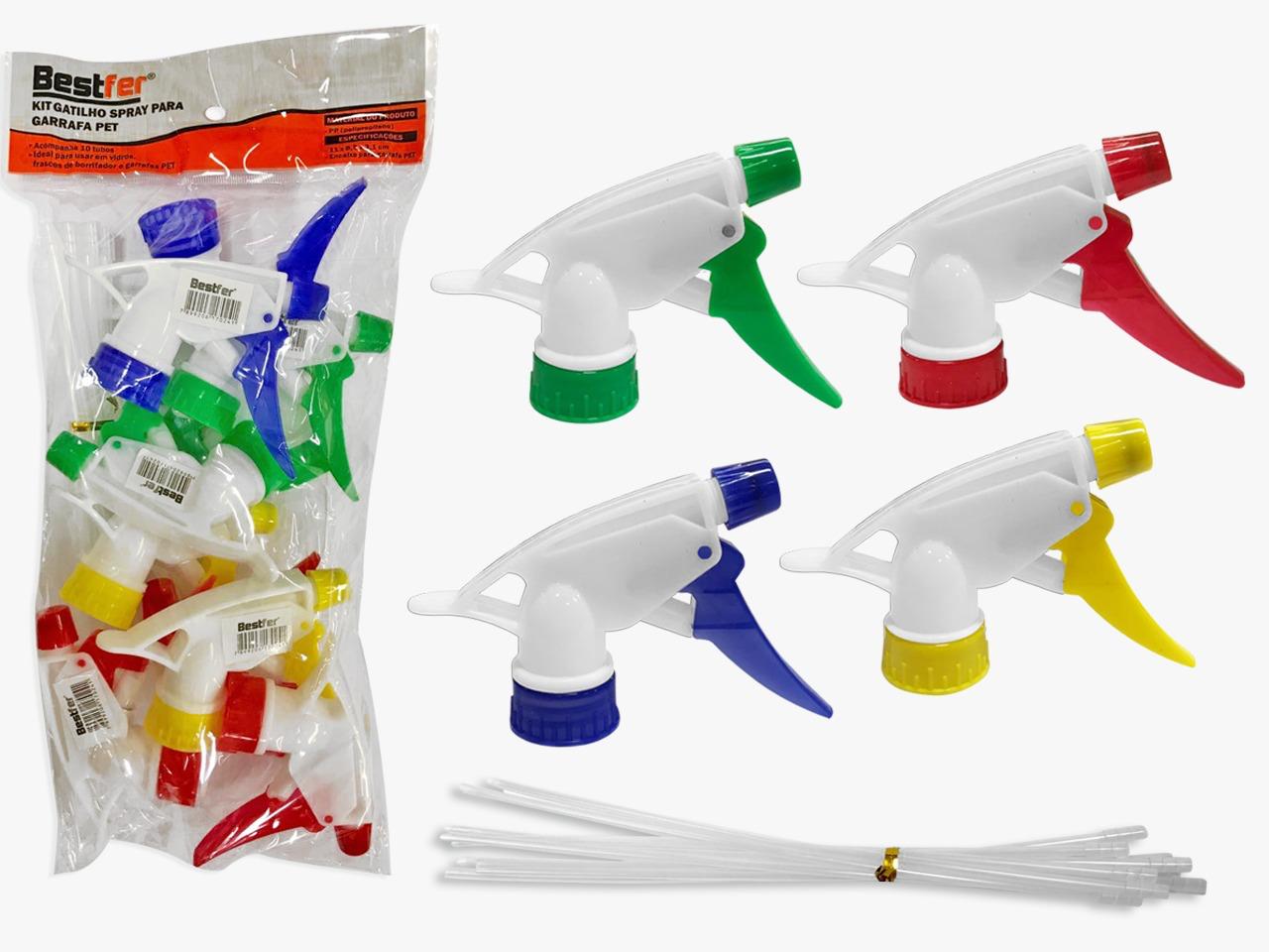 Gatilho Spray P/Garrafa Pet C/10pc
