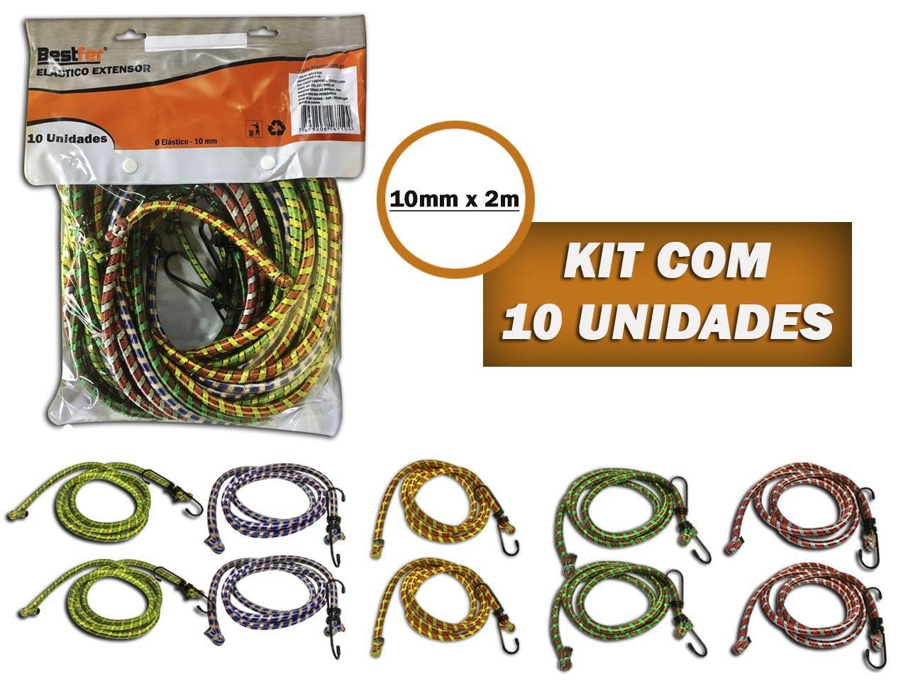 Elastico Extensor 2,0mtx10mm C/10pc