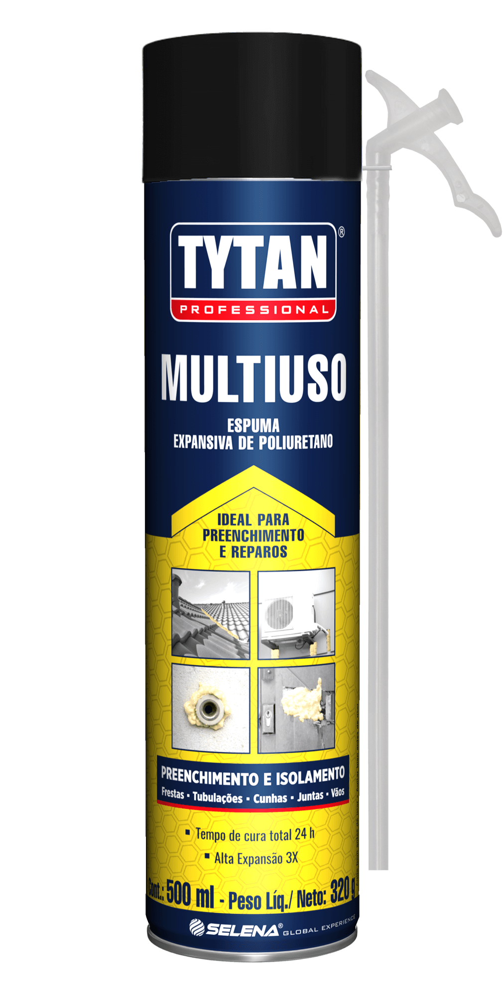 Espuma Expansiva Pu 500ml 320gr Multiuso
