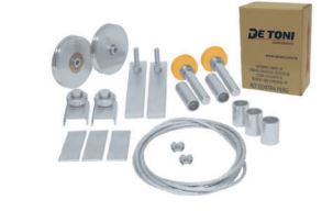 Kit Para Portao N2 Com Roldana 4''
