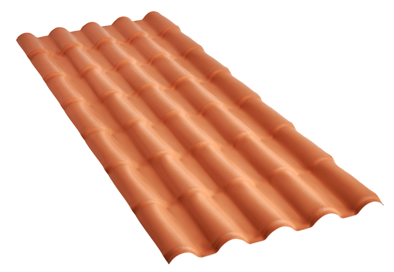 Telha Pvc Colonial Ceramica 2,30x0,86mt