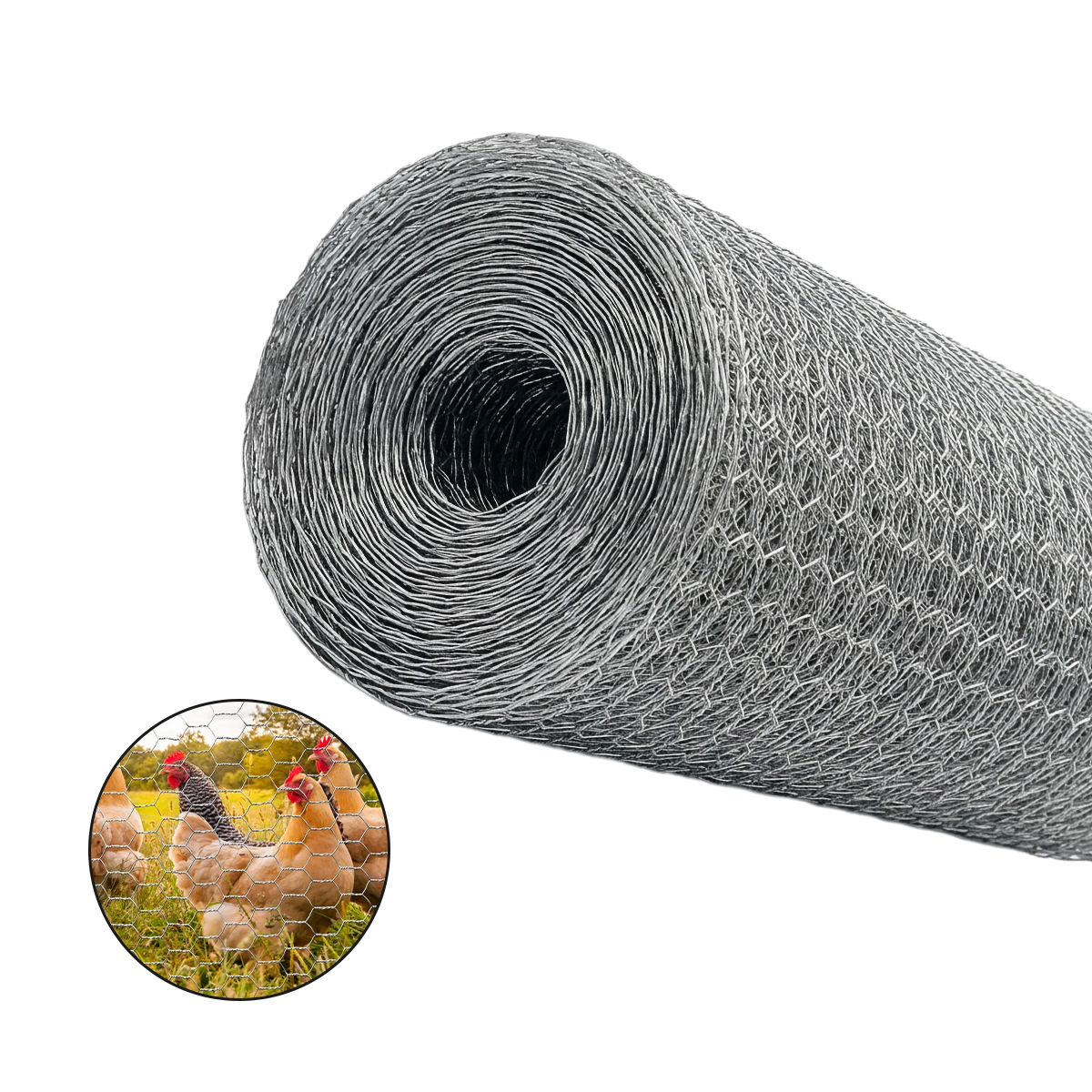 Tela Hex Galinheiro 2”X23x1,80x50mt