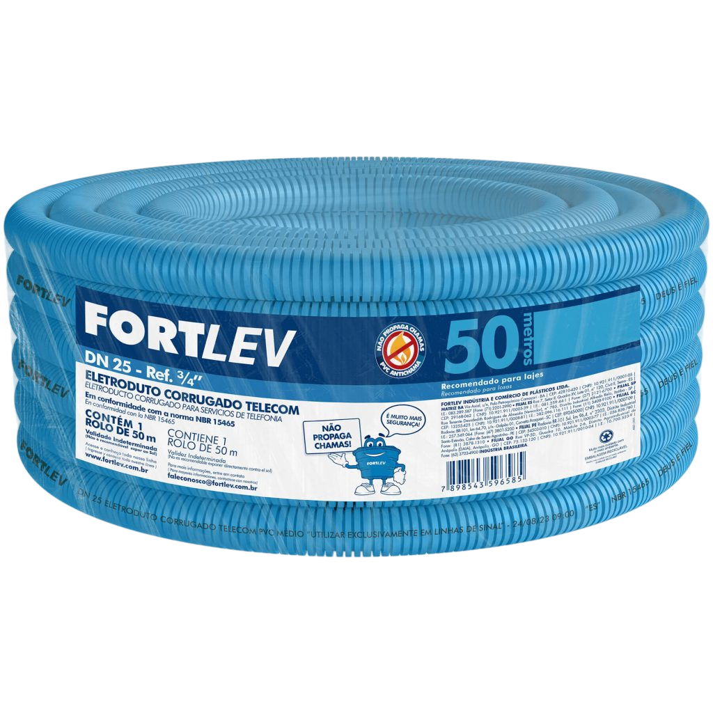 Eletrod Pvc Corrug 25mmx50mt Az C/ Norma