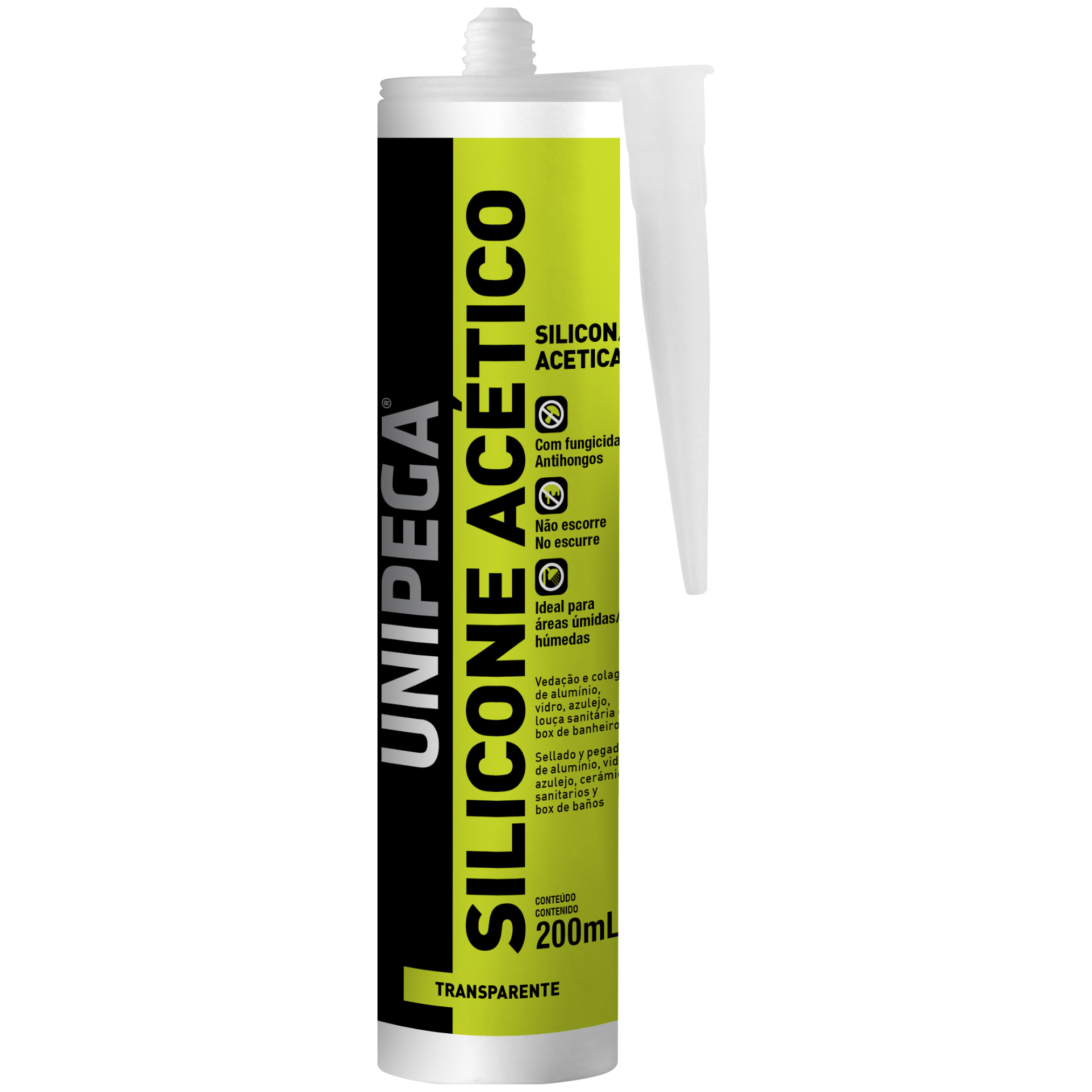 Silicone Acetico Incolor 200gr