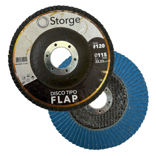 Disco Flap Reto 4.1/2”  G120 Zirconio