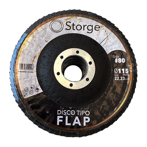 Disco Flap Reto 4.1/2”  G80 Zirconio