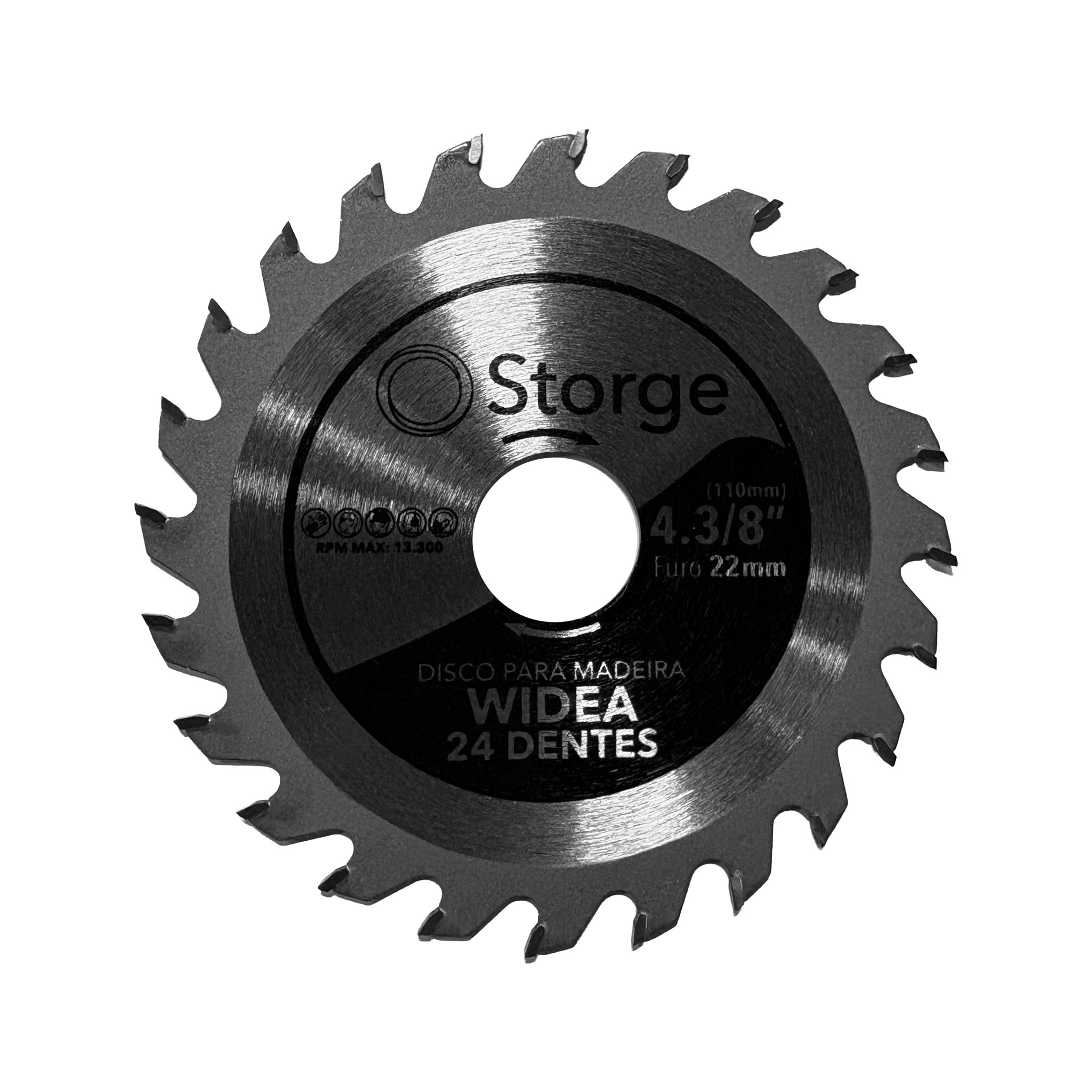 Serra Circ De Widea 110mm (4.3/8”) 24d