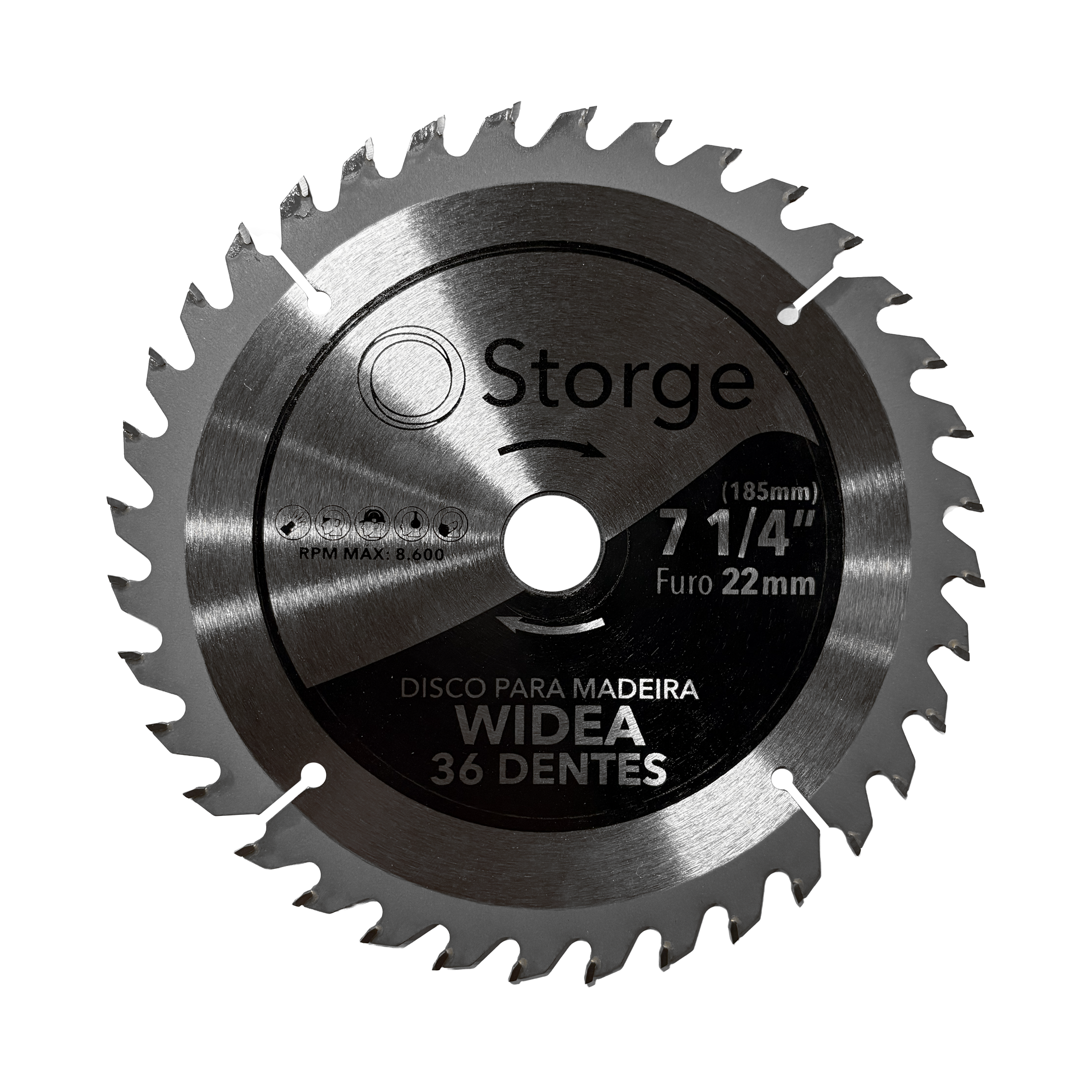 Serra Circ De Widea 185mm (7.1/4”) 36d