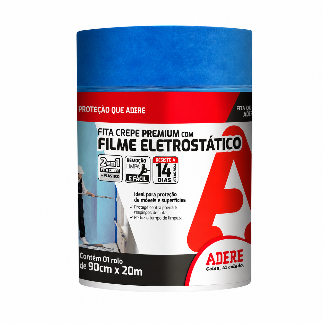 Protetor De Pintura 900mmx20mt C/Fita