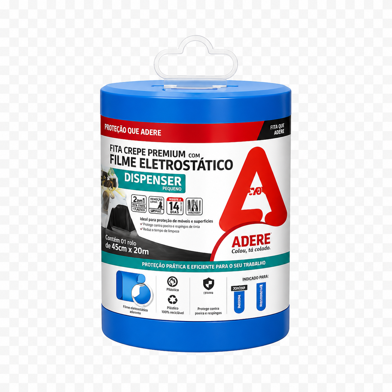 Protetor De Pintura 450mmx20mt C/Dispens