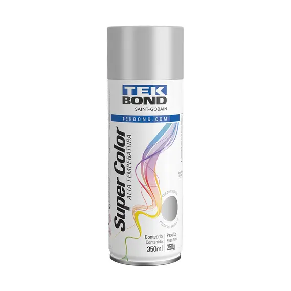 Tinta Spray A.Temp Aluminio 350 Ml 250gr