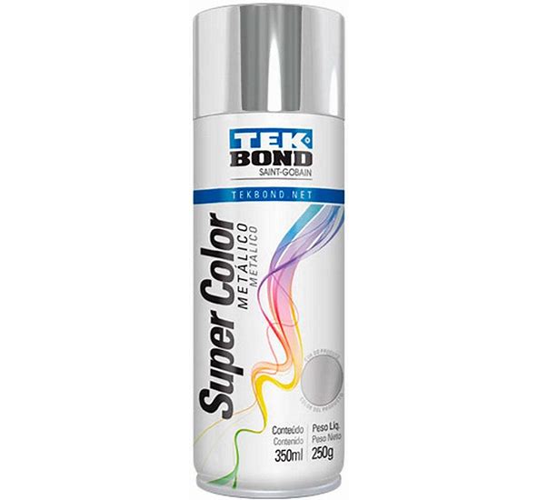 Tinta Spray Cromado Metalico 350ml 250g