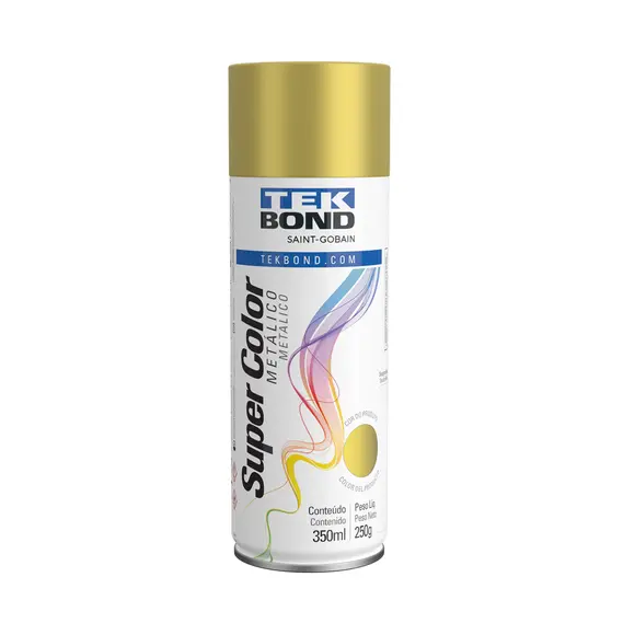 Tinta Spray Dourado Metalico 350ml 250g
