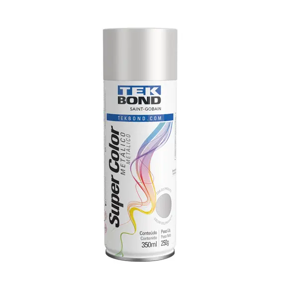 Tinta Spray Prata Metalico 350ml 250g