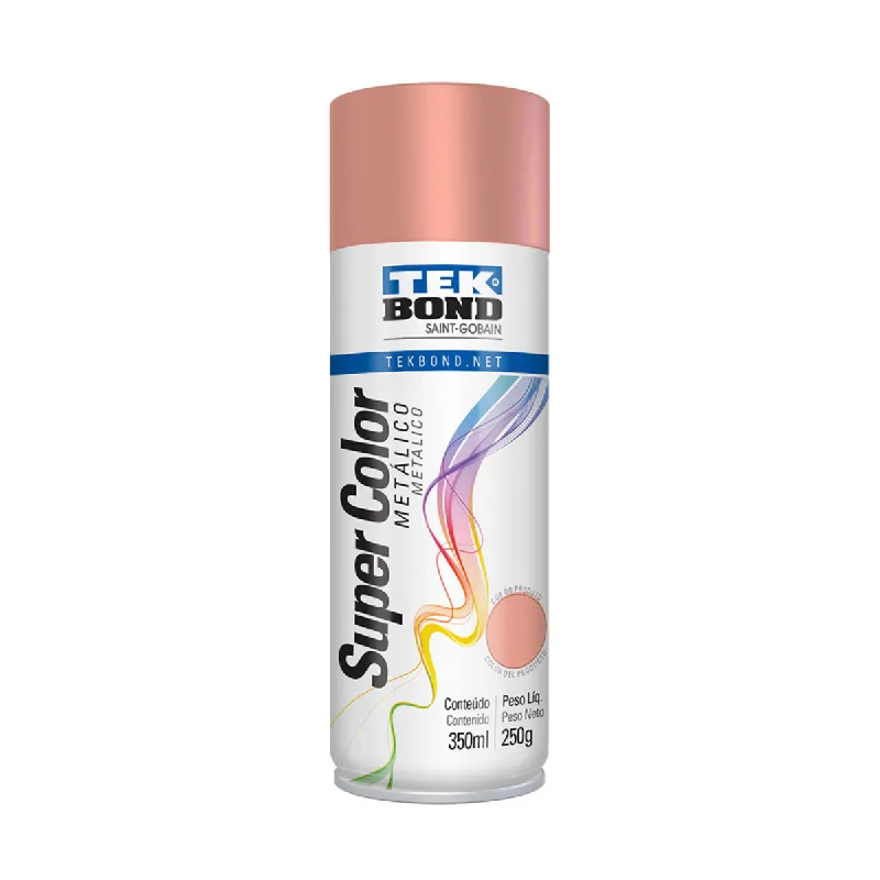 Tinta Spray Rose Gold Metal 350ml 250g