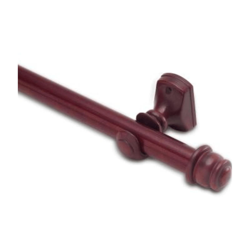 Kit Varao Simples Aco 28mmx2,50mt Mogno