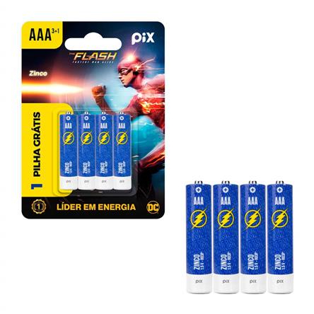 Pilha Zinco Aaa Palito C/4pcs