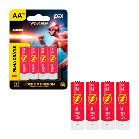Pilha Alcalina Aa C/4pcs