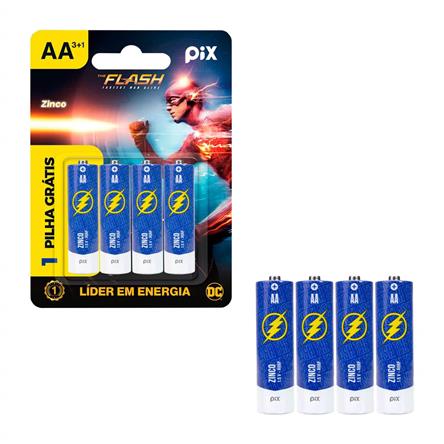 Pilha Zinco Aa C/4pcs