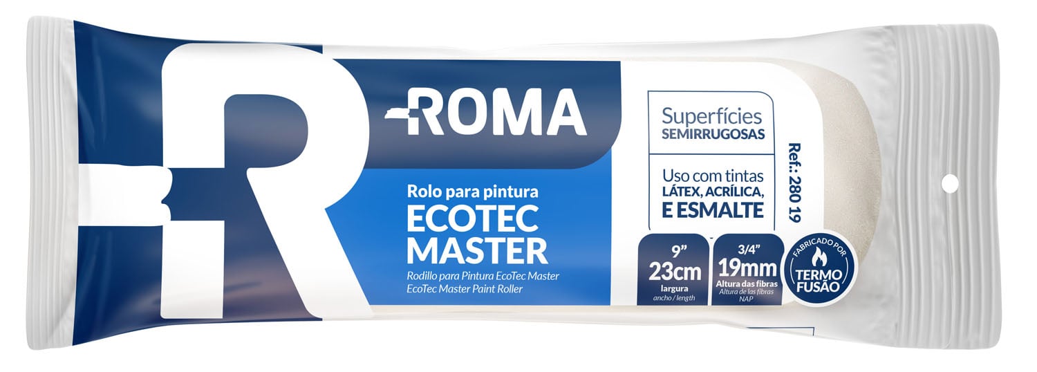 Rolo De La Sint 23cm Ecotec Master S/Cab