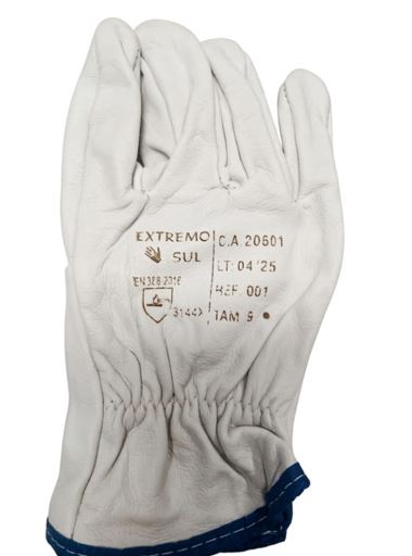 Luva Vaqueta Tam 9 Ca 20601