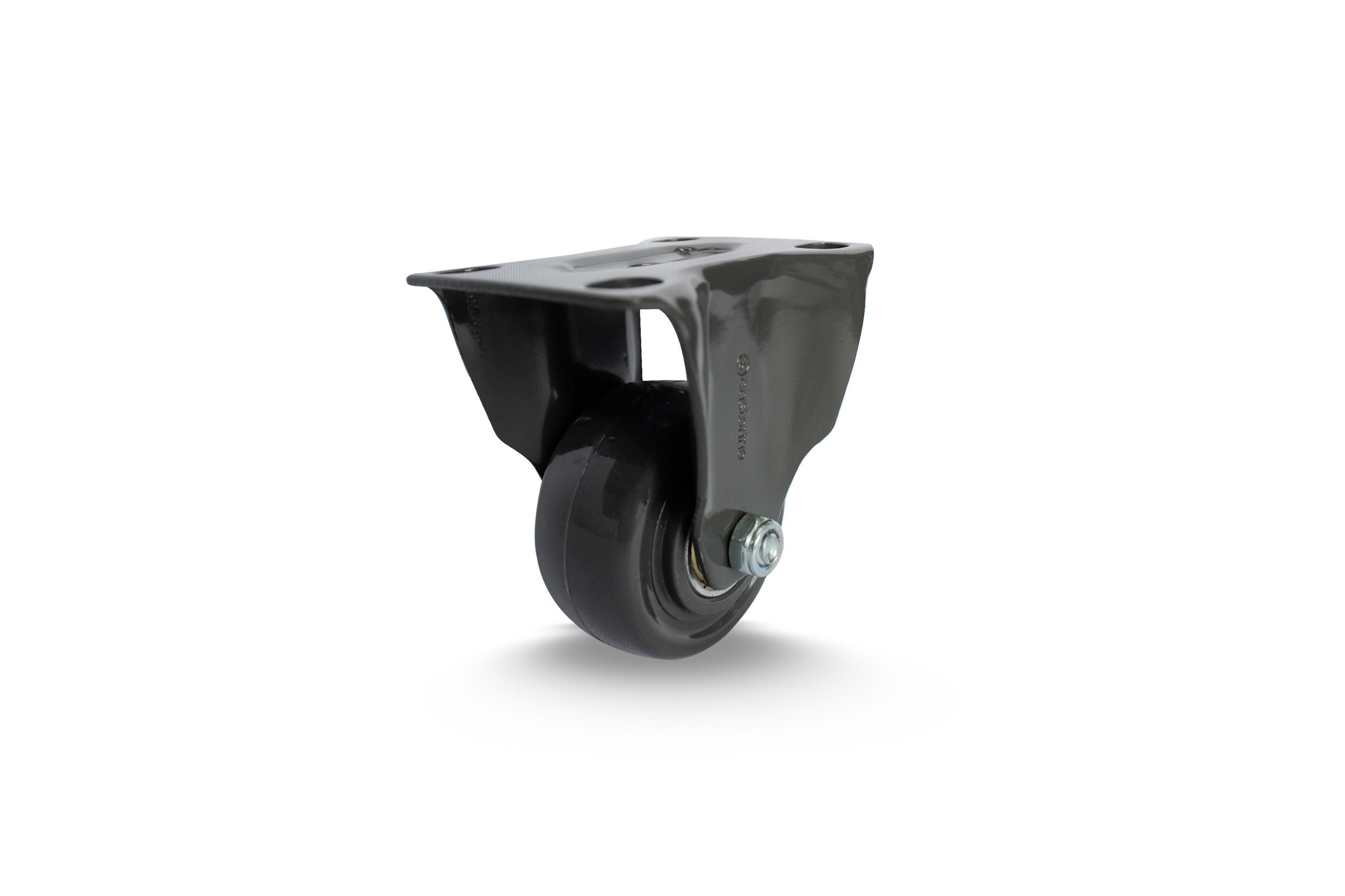 Rodizio Fixo 50mm Pvc Cinza S/Freio