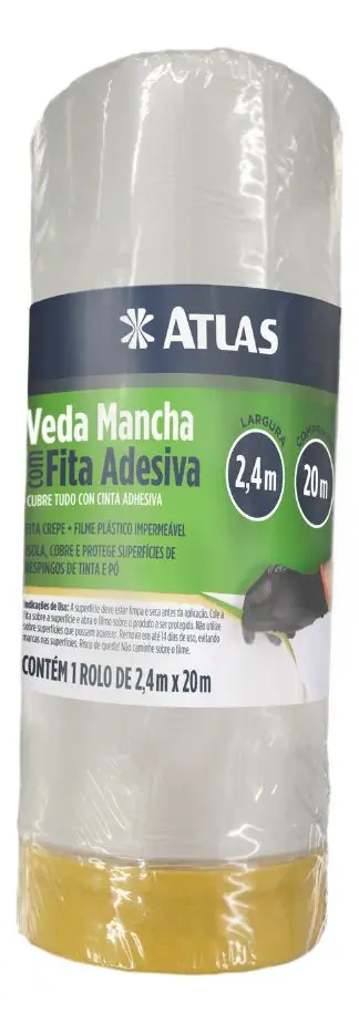 Protetor De Pintura 2,7x20mt C/Fita