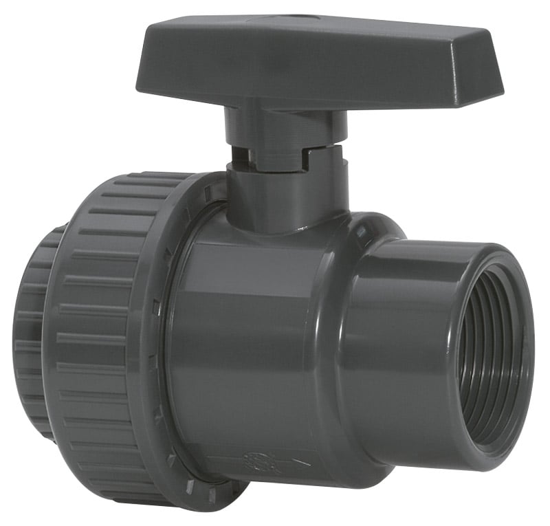 Registro Esf Pvc Ros 1.1/2” Riri C/Uniao
